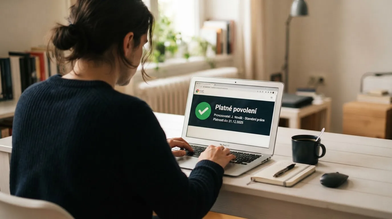 Výřez oficiálního seznamu provozovatelů hazardních her Ministerstva financí ČR s vyznačenými položkami držitelů licence pro online casino