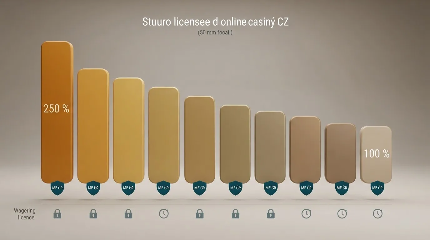 Tabulka srovnávající vkladové bonusy deseti českých licencovaných online kasin